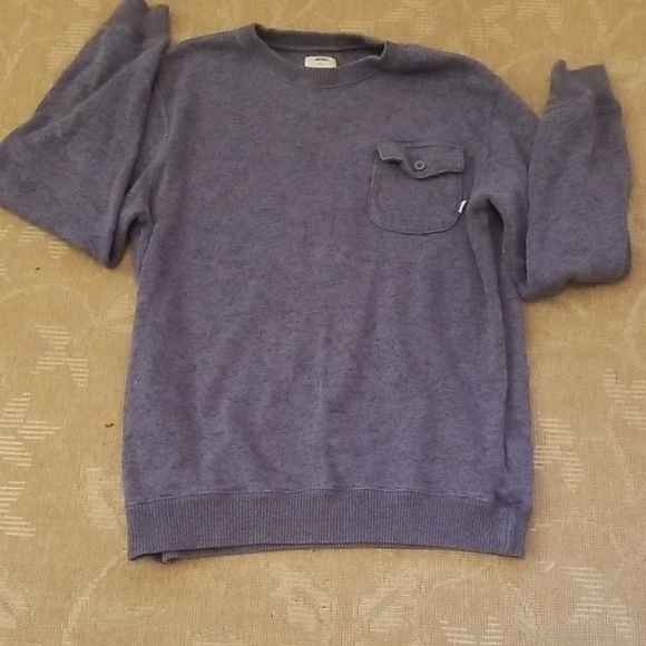 Vans Other - Vans Men's Heathered Blue Crewneck Sweater